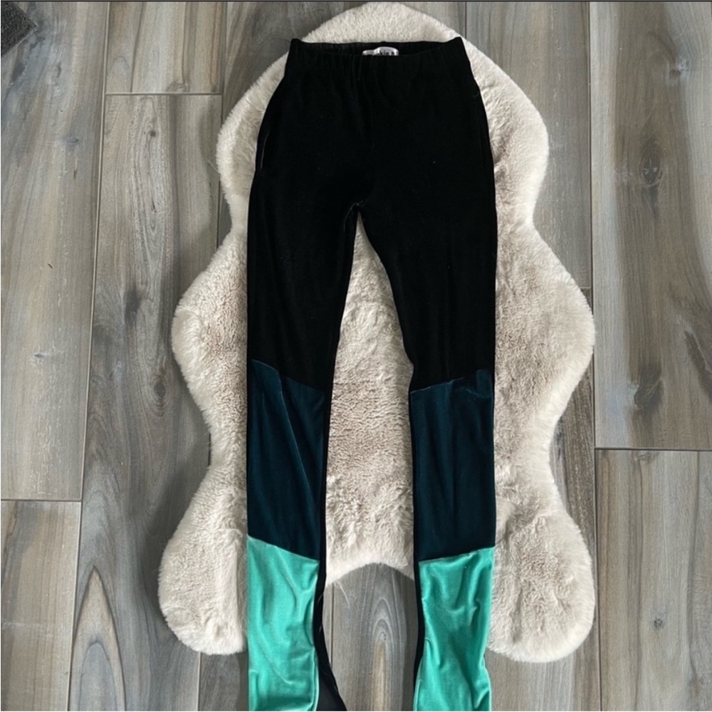 Frankie B velvet legging pants